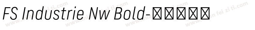 FS Industrie Nw Bold字体转换